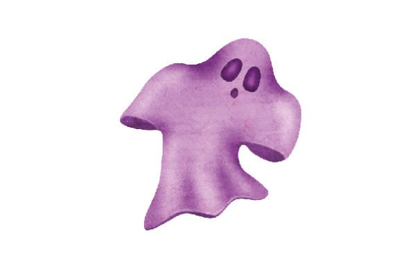 A Valentine Craft: The Pastel Goth Watercolor Ghost