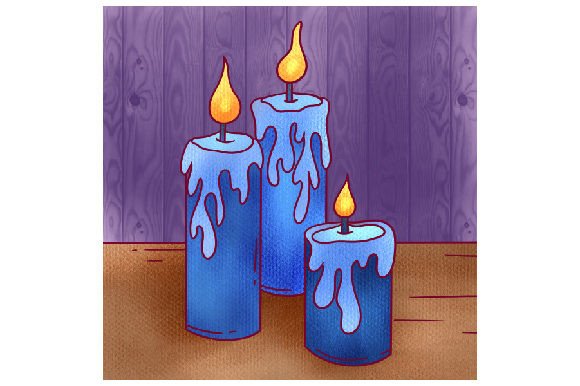 A Watercolor Asset Review: Baba Yaga's Melted Candles for Crafts & Tales