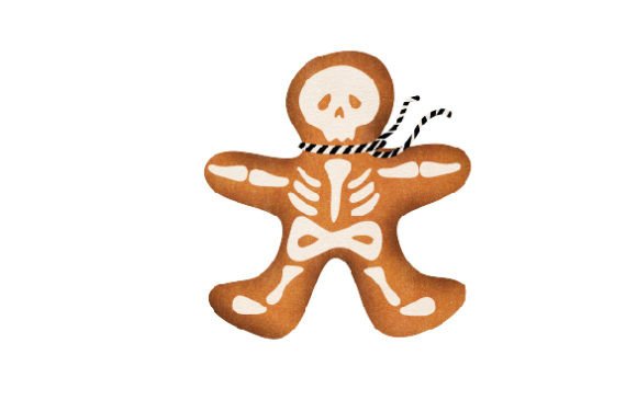 A Watercolor Cookie for Spooky Christmas Crafts