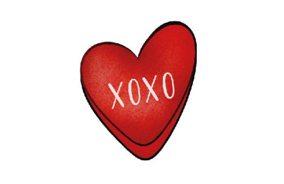 A Watercolor Craft Sticker for Valentine’s Day Branding