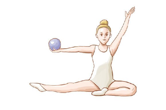 A Watercolor Gymnast’s Leap into Crafts & Sports Branding