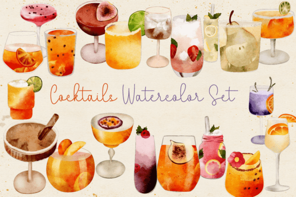 Cocktails Watercolor Set: A Designer’s Hands-On Review