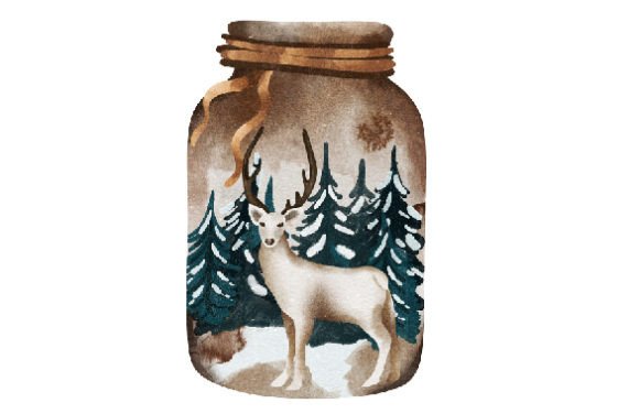 Crafting a Cozy Woodland Christmas with Watercolor Reindeer