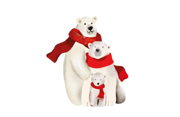 Crafting a Warm Winter Brand with Polar Bear Watercolor Art