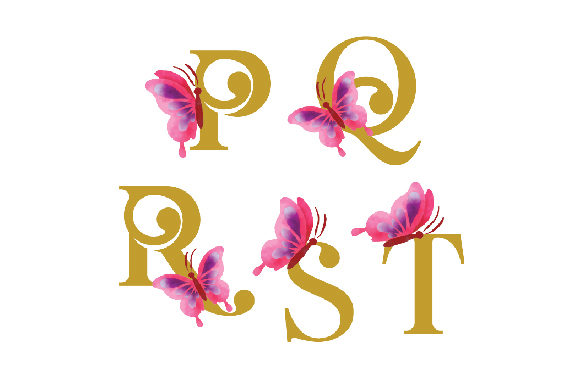 Crafting Whimsical Kids Branding with Watercolor Butterfly Letters