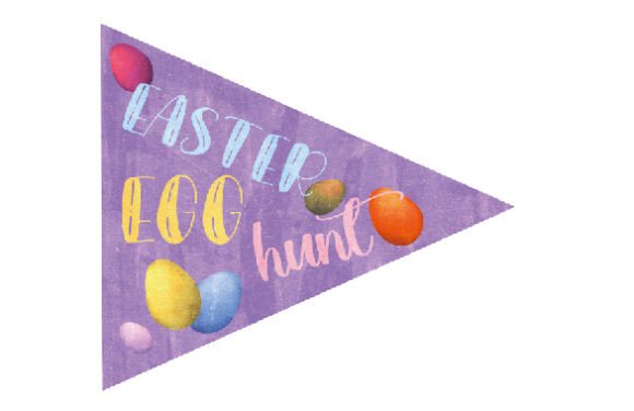 Easter Crafts: A Review of the Watercolor Party Flag Design