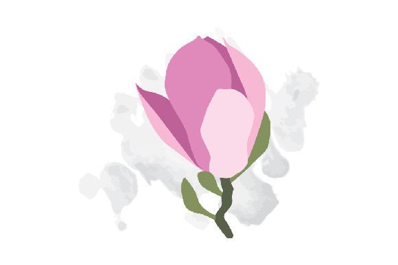 How Blossoming Magnolias - Watercolor Elevates Crafts and Brand Identity