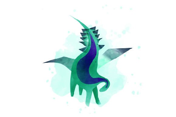 How This Abstract Dinosaur Watercolor Elevates Dinosaurs and Crafts