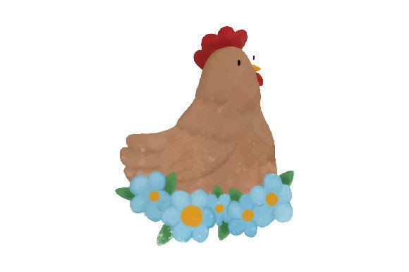 Integrating a Watercolor Chicken into Crafts and Spring Designs