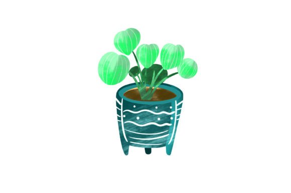 Why This Potted Plant Watercolor is a Versatile Crafts and Nature Asset